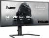 IIYAMA Monitor 34 cale G-Master GCB3482WQSU-B1,VA,UWQHD,120HZ,1500R, HDR400, 21:9, 500cd,2x5W, USB-c